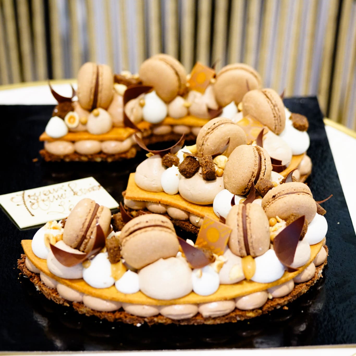 number cake chocolat