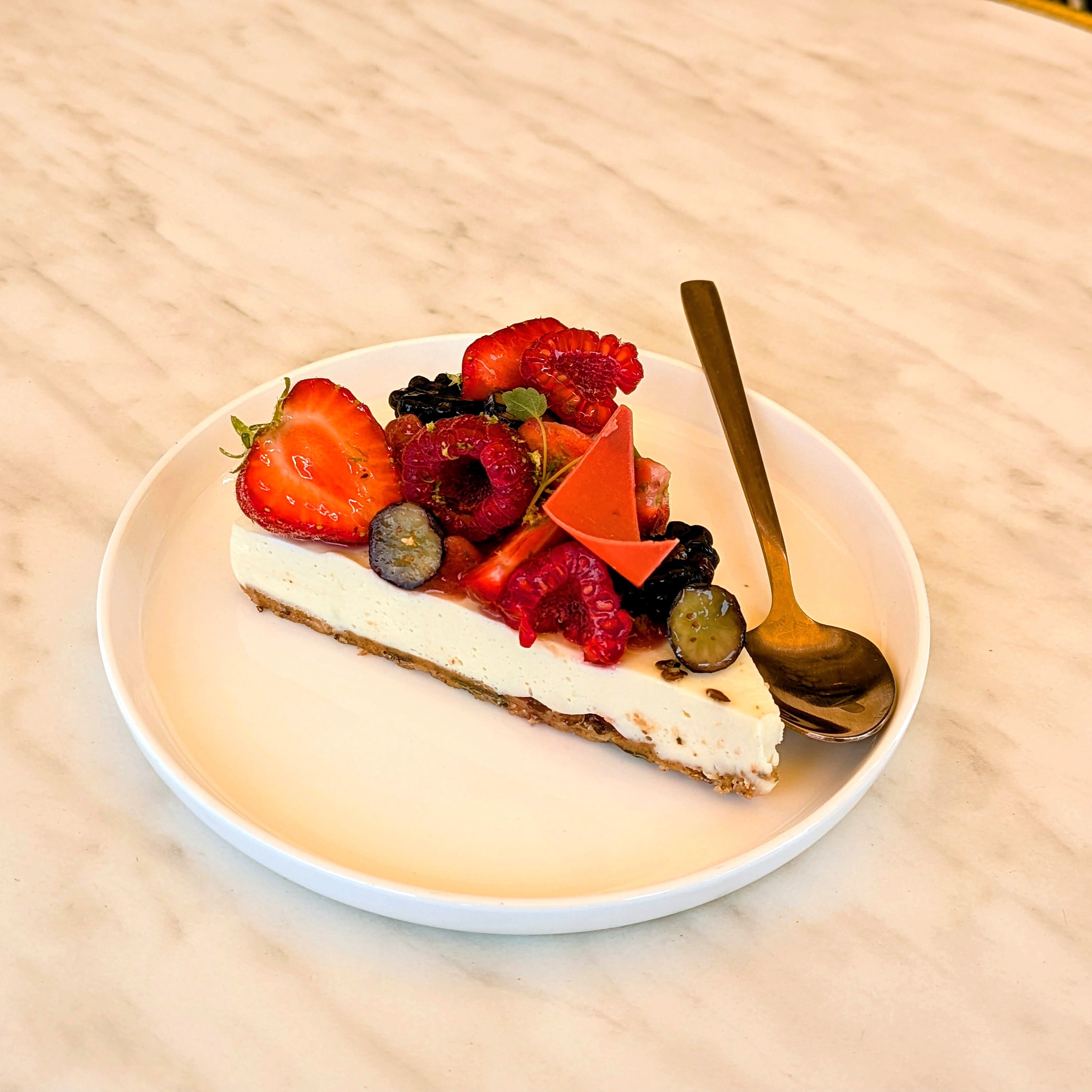 Mozaïk cheesecake fruits rouges
